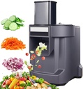 3-in-1 Electric Food Processor - Vegetable Cutter, Slicer, Grater | 100w Automatic Vegetable Cutter Commercial Vegetable and Fruit Chopper, for Onions, Potatoes, Cabbage, Lemon