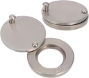 Angoily 2pcs Copper Door Viewer Viewing Angle Easy Installation Home Security Peephole for Front Doors and Hotels Design for -Term Use