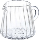 High Borosilicate Glass Milk Jar Milk Dispenser Comfortable Handle Practical Design Multi-functional Pitcher for Coffee Tea