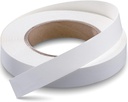 White Melamine Edge Banding 3/4 inch x 100ft Easy Application Iron-On Edging with Hot Melt Adhesive for Plywood Cabinet Repairs & Furniture Restoration