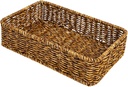 Luxshiny Plastic Kitchen Storage Basket Utensil Basket Kitchen Accessory Balcony Windowsill Dining Table Decor Housewarming