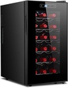 Wine Thermostat,Built-In Independent Temperature-Controlled Wine Cabinet,Small Independent Refrigerator,Suitable for Home Kitchen Office Bar,Red Wine,White Wine And Champagne Cellar,D 18 01