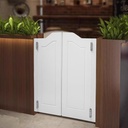 Restaurant Double Swinging Kitchen Doors Wood Swinging Doors White Cafe Doors Modern Saloon Door Bar Half Waist Door 2 Way Interior Swing Door Partition Door (29.92x41.93 in)