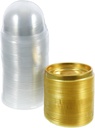 VOSAREA 50pcs Egg Yolk Cake Packaging Box Mini Cake Containers for Single Cupcakes