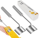 Stainless Steel Corn Peeler & Stripper - Long Handle, 2 Pcs - Home & Outdoor Dining