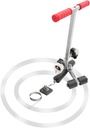 Floor Tape Applicator Court Line Tape Machine, Portable Manual Parking Lot Striping Machine, with Circle Drawing Kit, for Driveway, Asphalt or Concrete, Basketball Courts, Road Warning