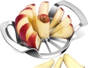 LIIGEMI Apple Slicer,12-Blade Extra Large Apple Corer, Heavy Duty Stainless Steel Apple Cutter and Divider，Easy to Use, Time-Saving.