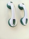 2 Pack Shower Handle 12 inch Grab Bar for Bathtubs and Showers Support for Handicap Elderly Seniors Strong Safety Suction Cup Non Slip Helping Hand Assistance for Shower Chair, Bathroom Wall.