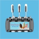 Compatible for GUANGSHEN Machines 1 Full Set Front Panel Block Replacement Parts Soft Ice Cream Makers Accessories Face Plate