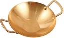 Luxshiny Stainless Steel Double Handle Cooking Pot Household Pan for Seafood Hot Pot and Korean Bbq Lightweight Easy to Clean Even Heat Distribution Kitchenware