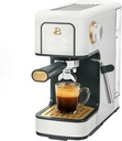 Beautiful Slim Espresso Maker with 20-Bar Pressure, by Drew Barrymore (White Icing)