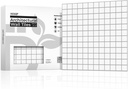 VViViD 11 Sheets Peel and Stick White Gloss Faux Ceramic Mosaic Wall Tiles, Self Adhesive Backsplash 12”x12” Kitchen, Bathroom (11 sq. ft.)