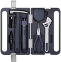HOTO 18-Piece Tool Kit, Electric Screwdriver w/LED, 3 Torque, 10 Bits, Basic Home Tool Kit - Compact & Portable w/Hidden Buckle, Home Repair Set for DIY Projects/Dorm Repairs/Assembling