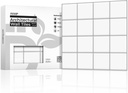 VViViD 11 Sheets Peel and Stick White Gloss Faux Ceramic Square Wall Tiles, Self Adhesive Backsplash 12”x12” Kitchen, Bathroom (11 sq. ft.)
