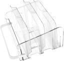 Cabilock Multi-Layer Food Preparation Plate Rack Stackable Kitchen Organizer Vegetable and Fruit Storage Shelf for Cooking and Meal Prep
